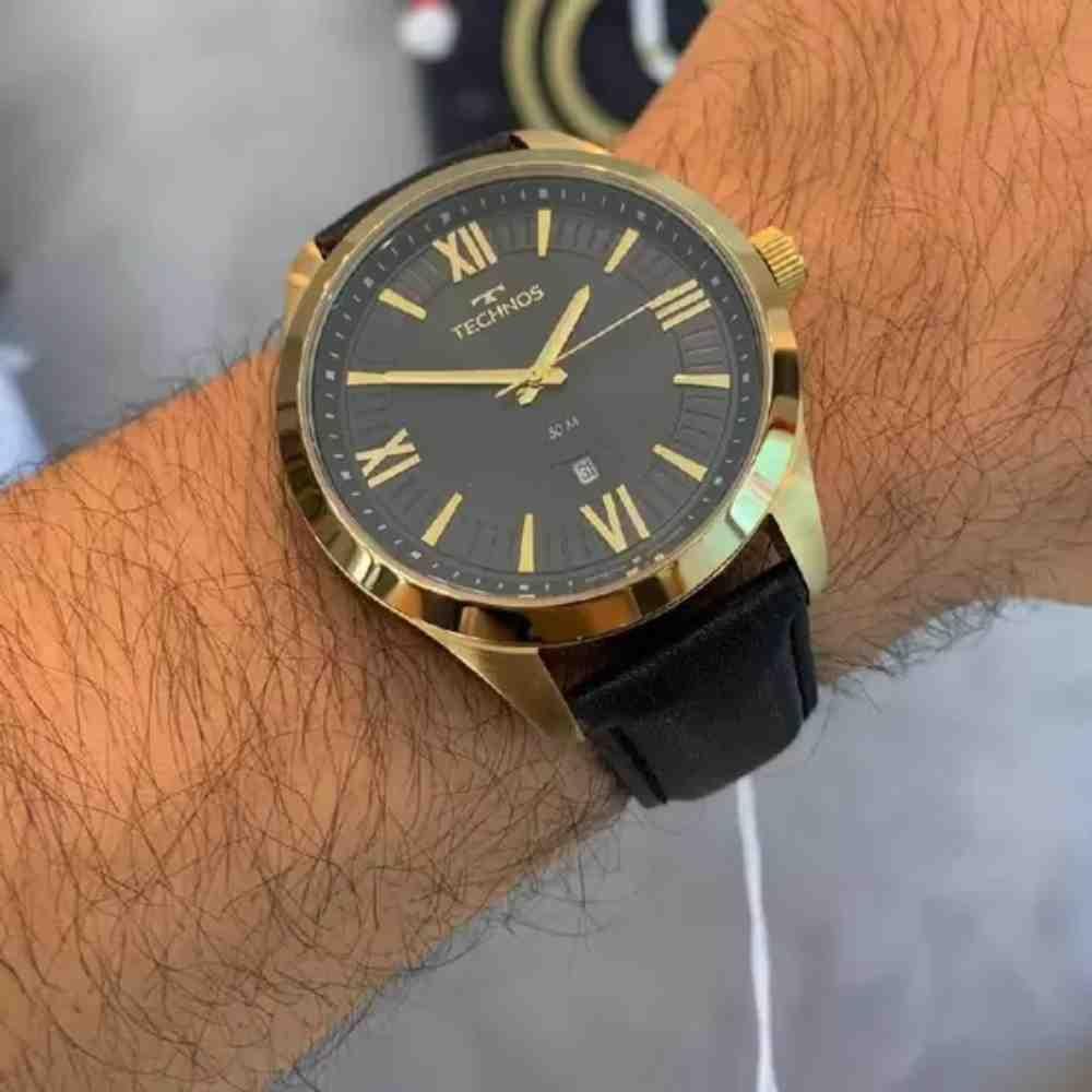 Relógio Technos  Preto Masculino 2115MXVS/0P Preto 4