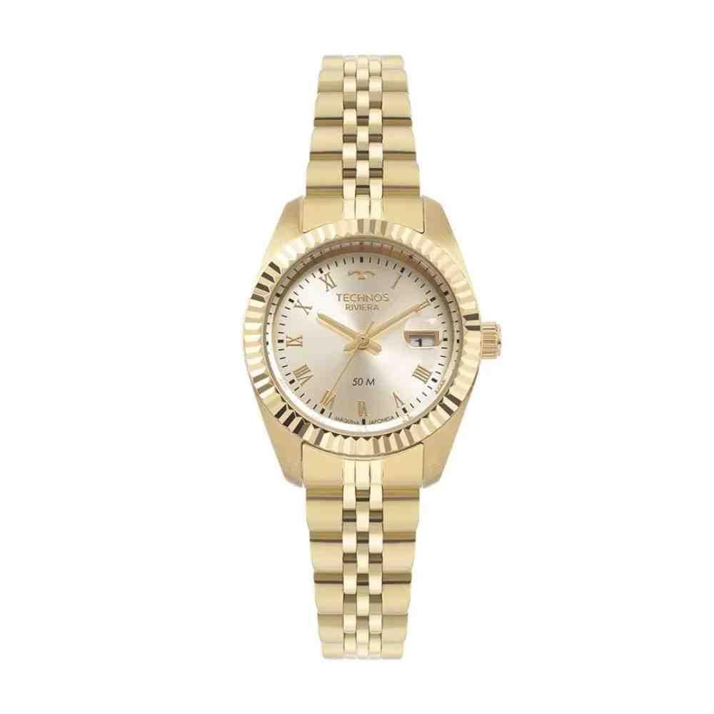 Relógio Technos Riviera Dourado Feminino 2015CEO/1X