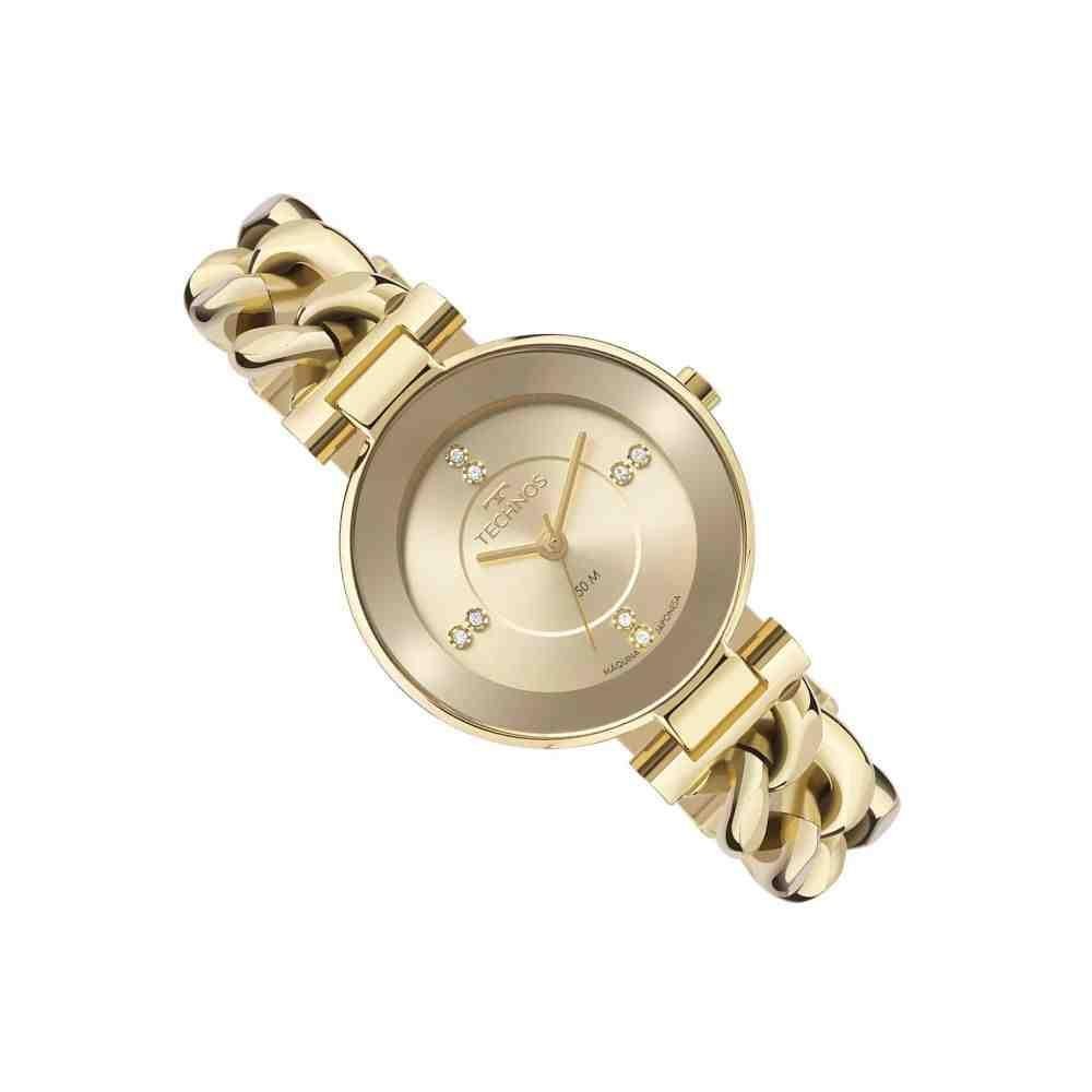 Relógio Technos Elos Dourado Feminino 2036MQM/1X Dourado 2