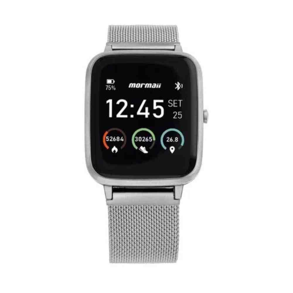 SmartWatch Mormaii Prata Unissex MOLIFEGAH/7K Prata 1