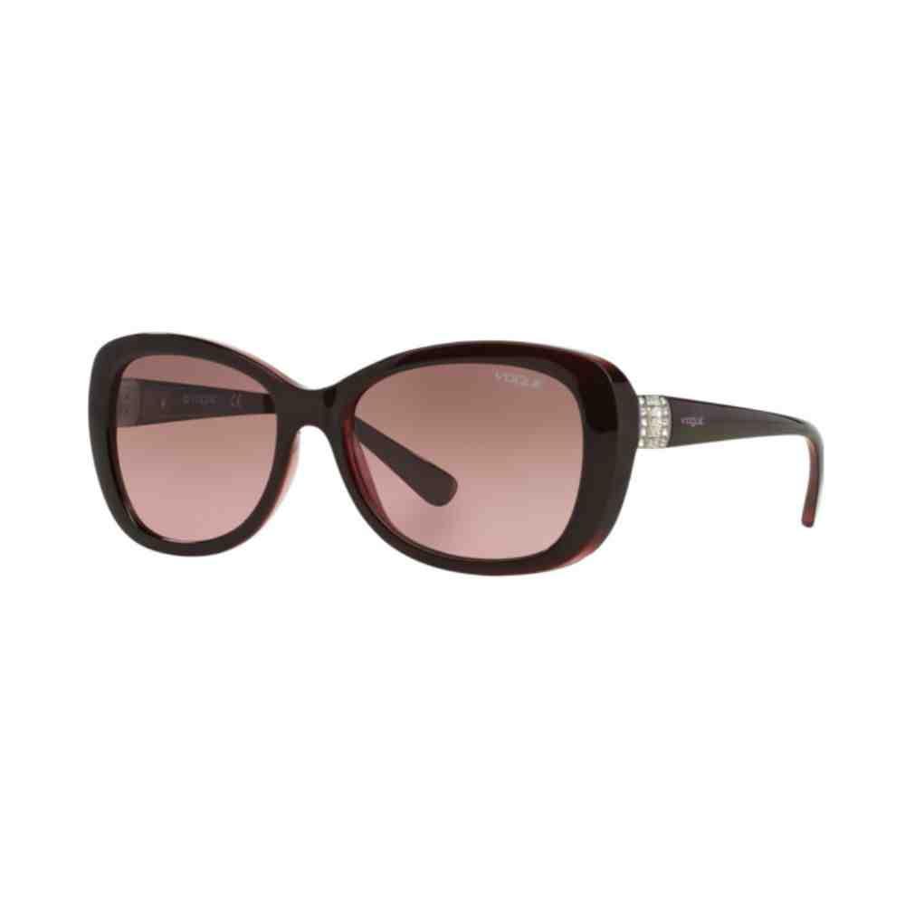 Óculos de Sol Vogue Evergreen Marrom/Rosa 0VO2943SB 19411455 Preto 2