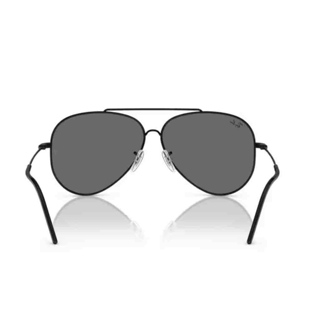 Óculos de Sol Ray-Ban Aviator Reverse Preto 0RBR0101S 002/GS Preto 4