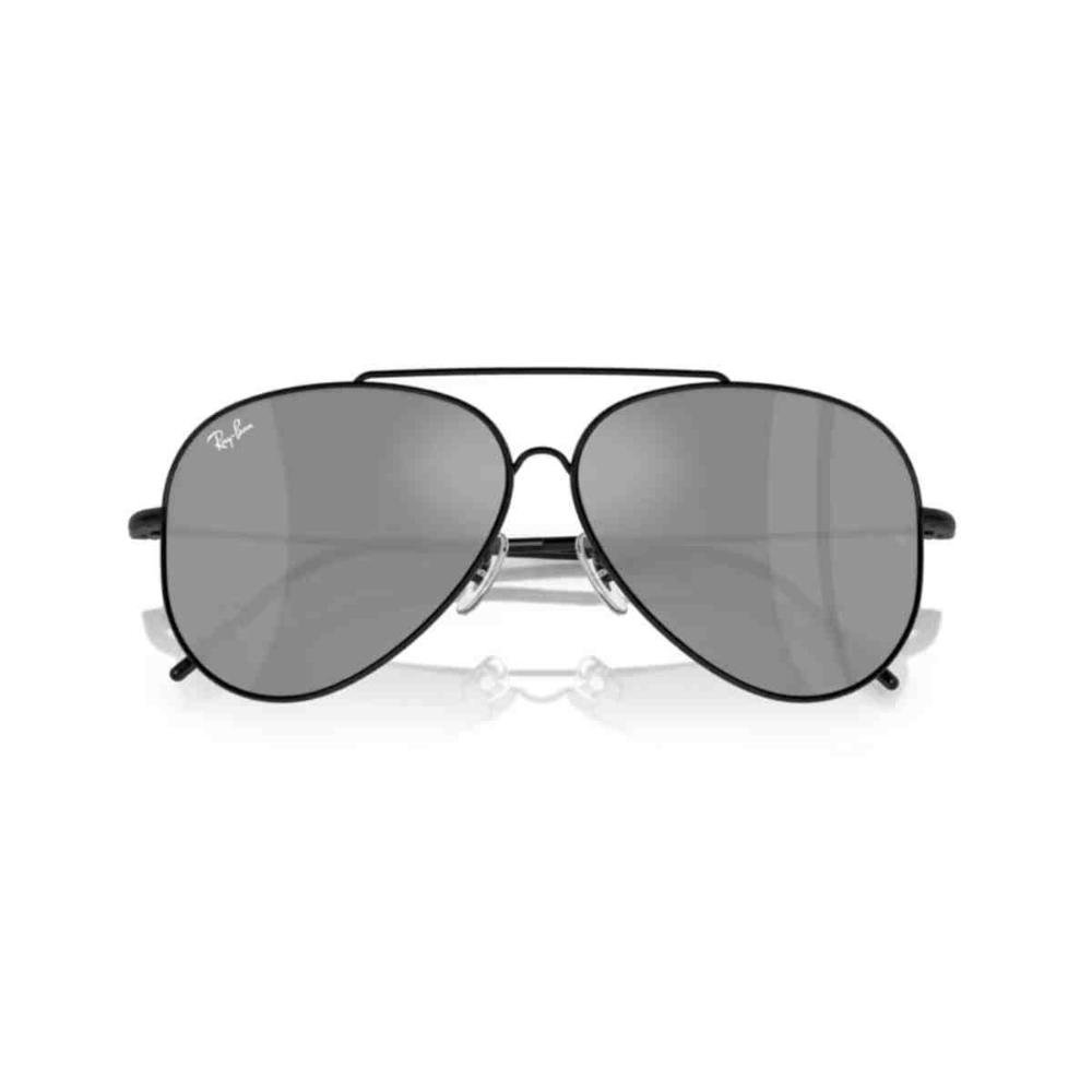 Óculos de Sol Ray-Ban Aviator Reverse Preto 0RBR0101S 002/GS Preto 6