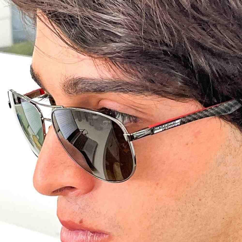 Óculos de Sol Ray-Ban Ferrari Chumbo 0RB8313MF0017161 Cinza 2