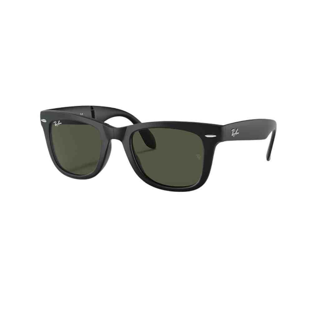 Óculos de Sol Ray-Ban Folding Wayfarer Preto 0RB4105 601S 54 Preto 3