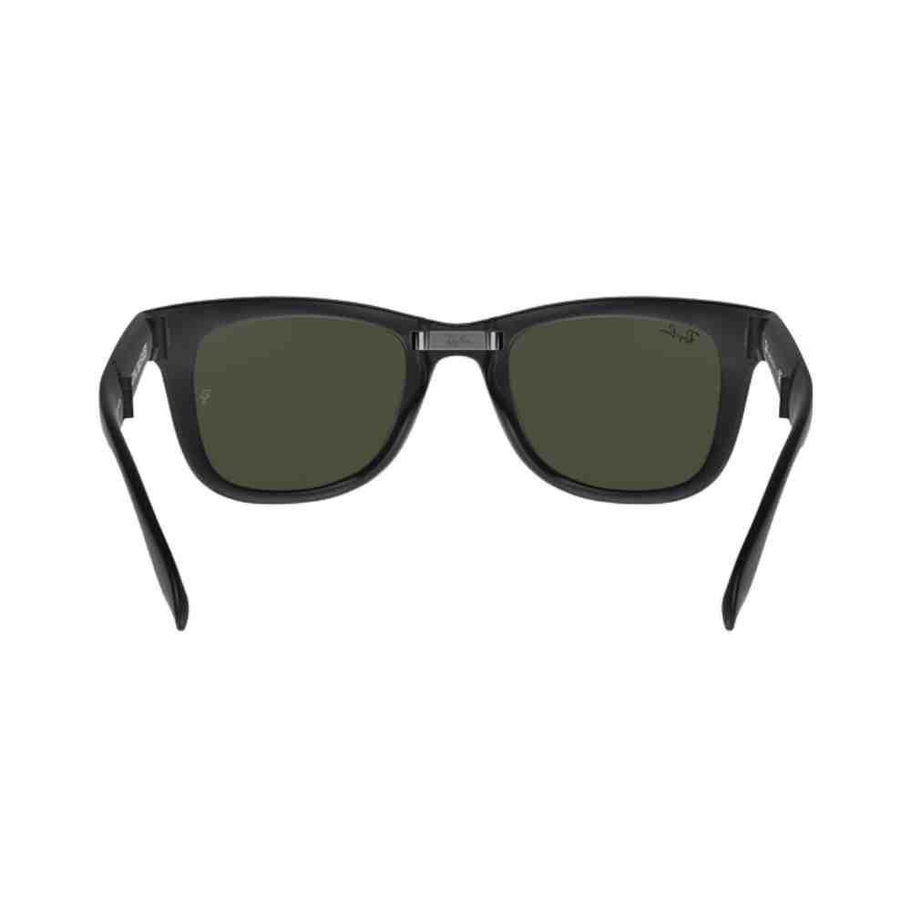 Óculos de Sol Ray-Ban Folding Wayfarer Preto 0RB4105 601S 54 Preto 4