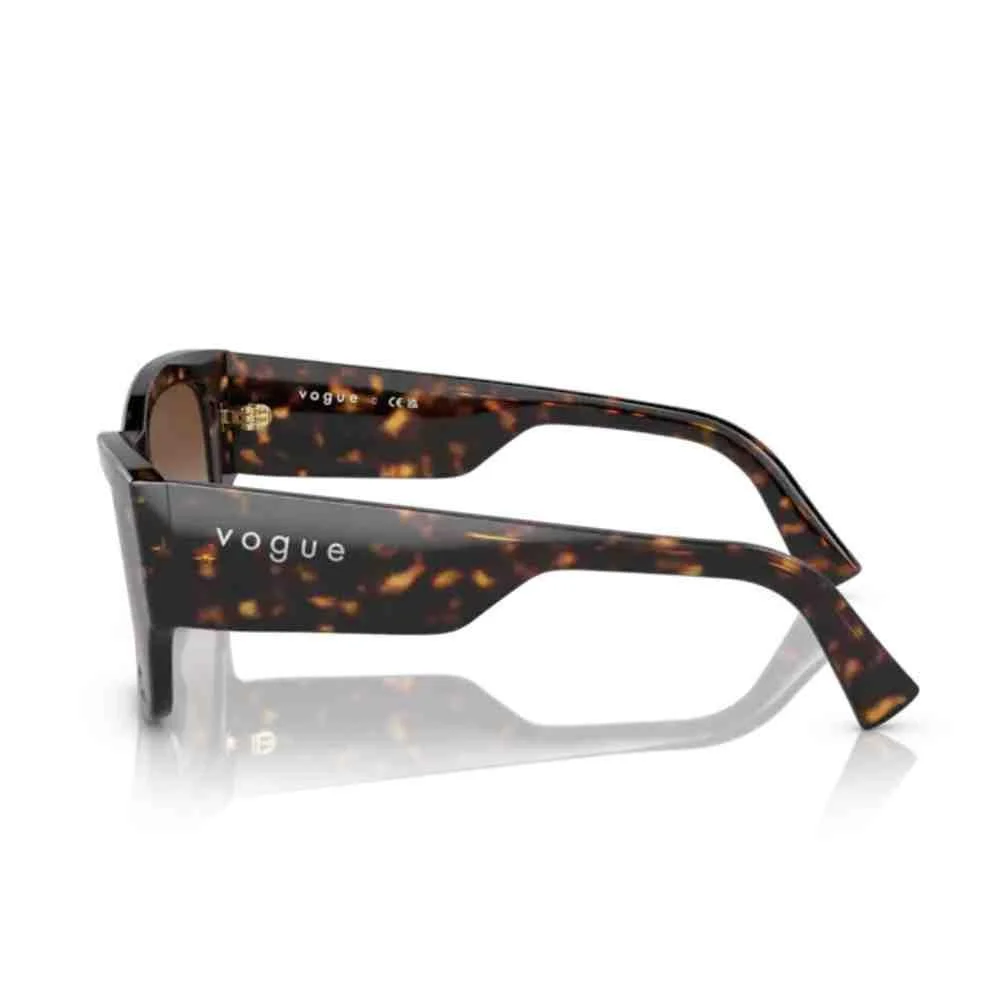 Óculos de Sol Vogue Havana Escuro 0VO5462S W6561354 Marrom 3