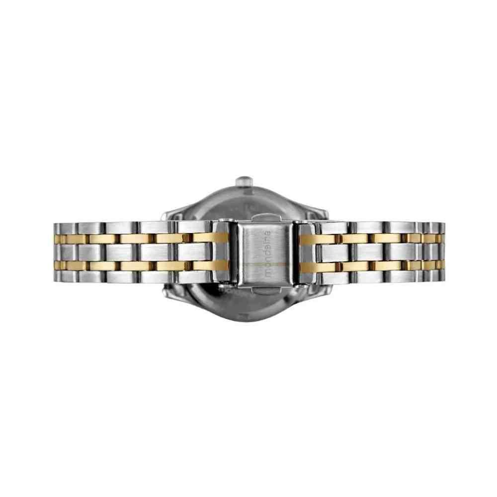 Kit Relógio+Colar+Brinco Mondaine Clássico Prata/Dourado 326 Dourado 4