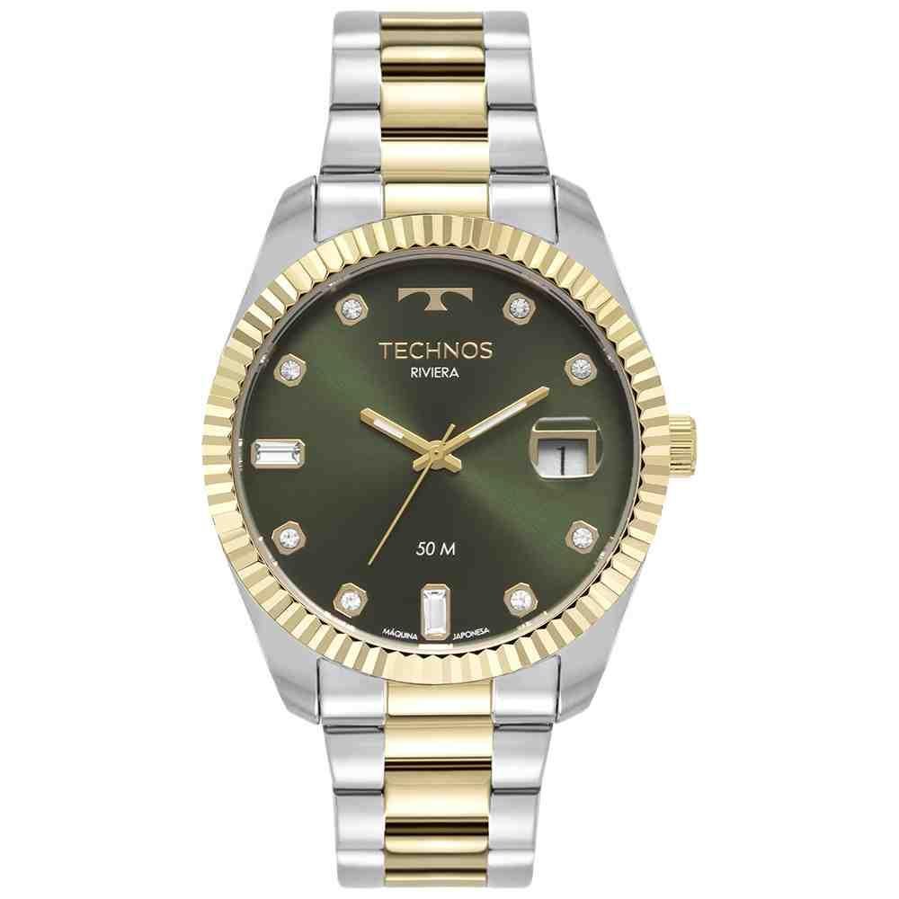 Relógio Bicolor Masculino Technos Riviera  Bicolor 2415DV/1V