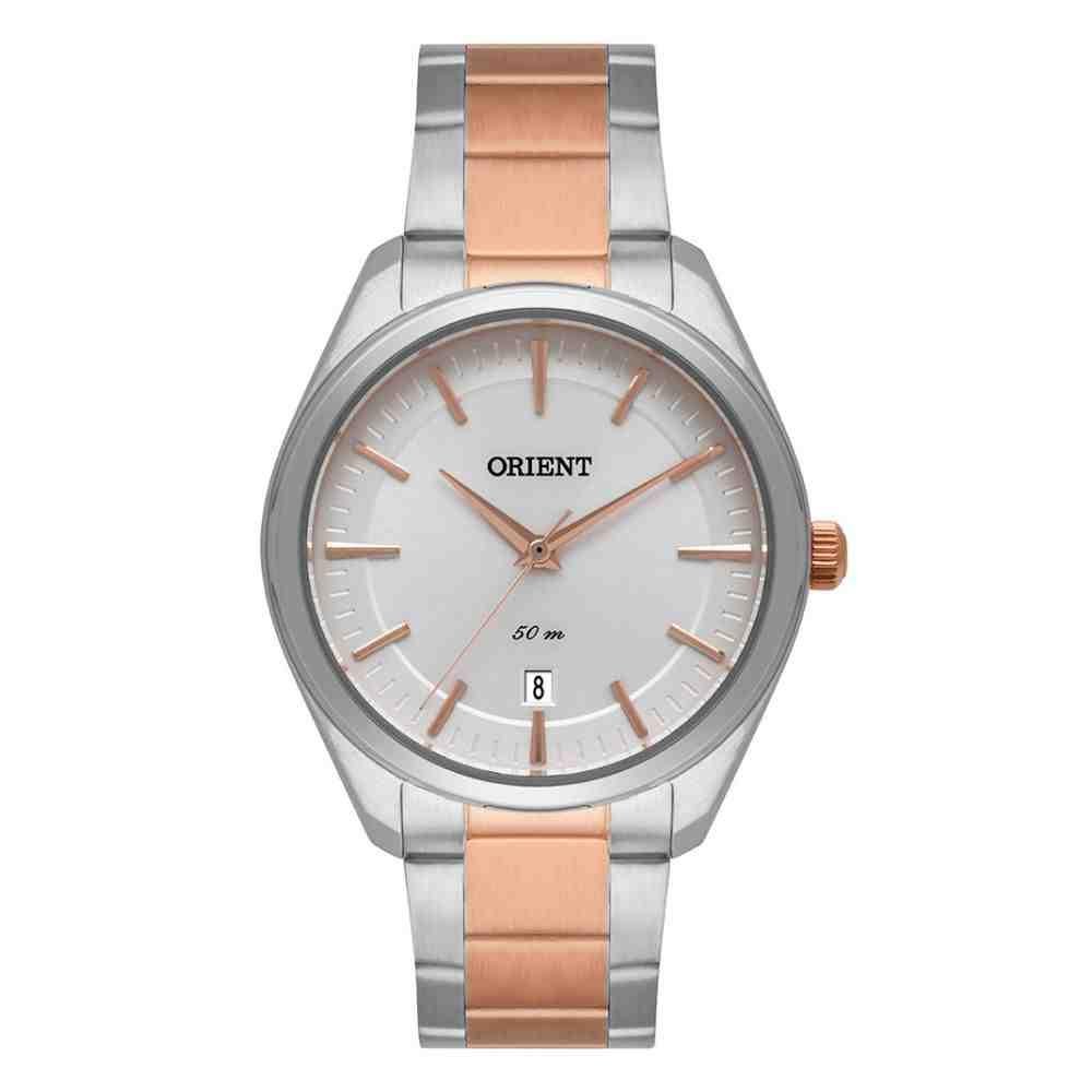 Relógio Bicolor Masculino Orient Eternal Misto MTSS1106 Prata/Bronze 1