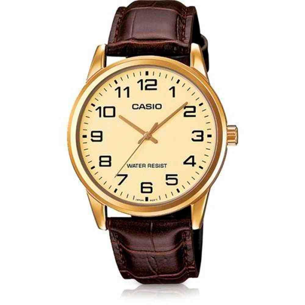 Relógio Casio Collection Marrom Masculino MTP-V001GL-9BUDF-BR