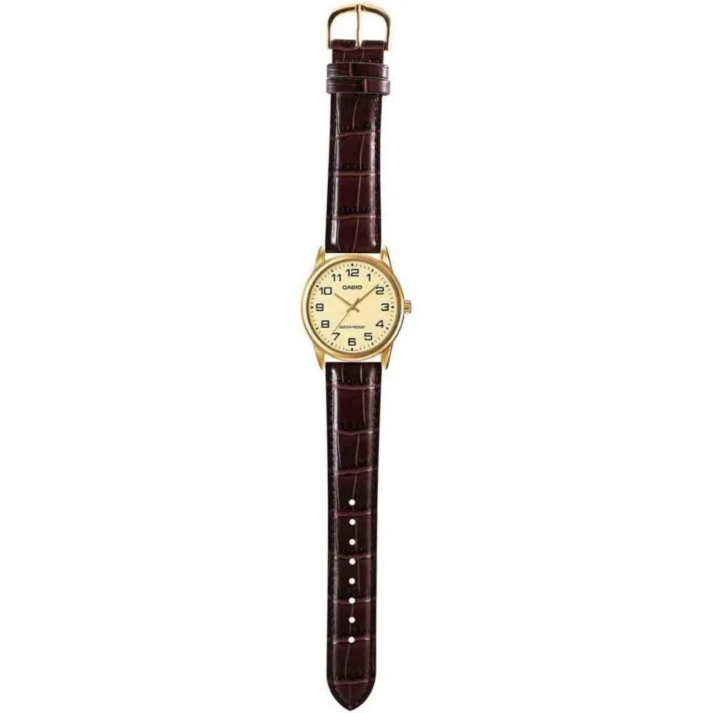 Relógio Casio Collection Marrom Masculino MTP-V001GL-9BUDF-BR Marrom 3