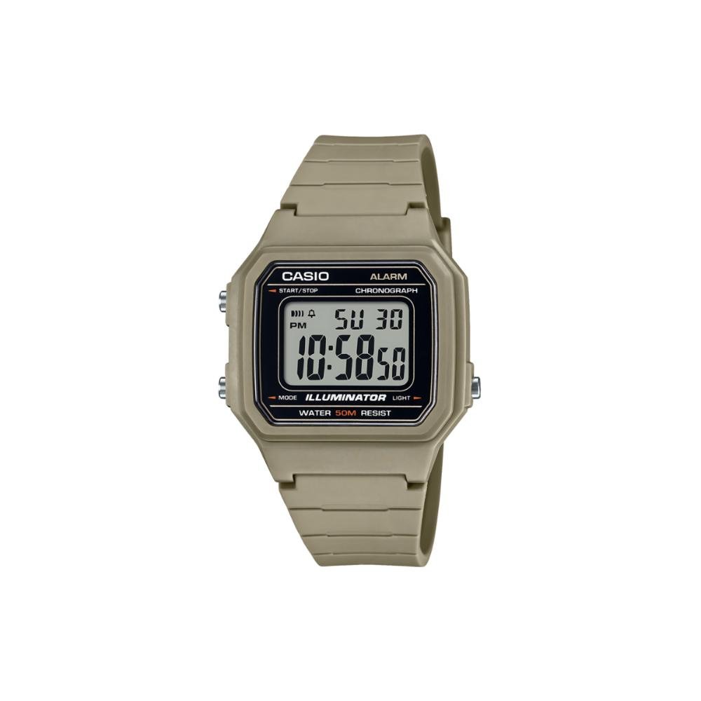 Relógio Casio Standard Bege Unissex W-217H-5AVDF-SC