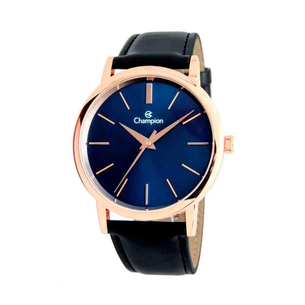 Relógio Champion Preto/Rose Masculino CN20711A