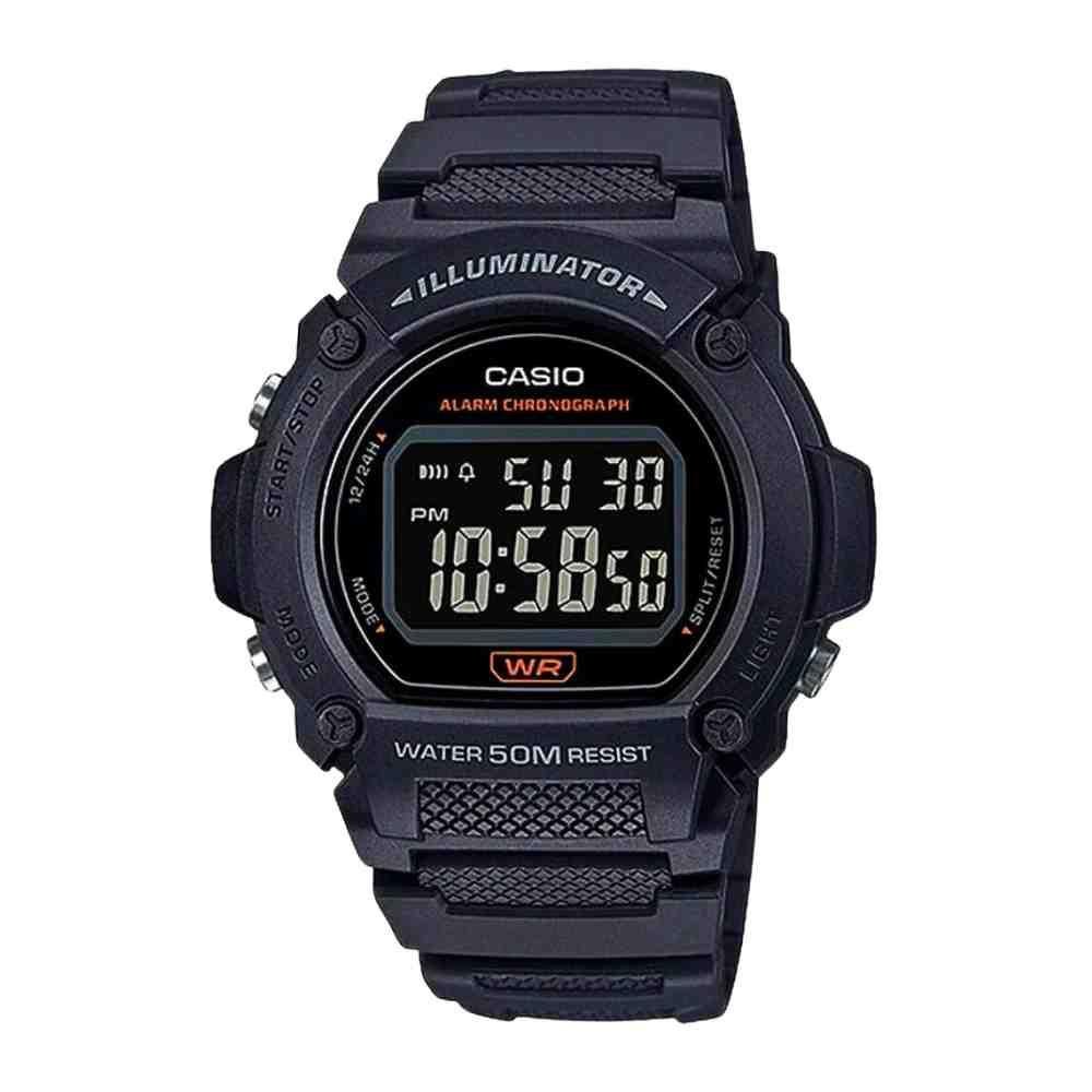 Relógio Casio Standard Preto Masculino W-219H-8BVDF