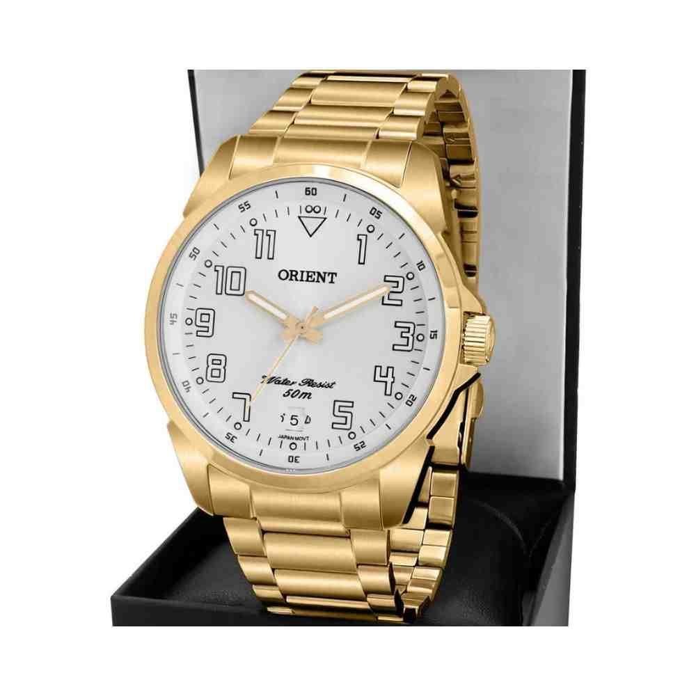 Relógio Dourado Masculino Orient Sport MGSS1103A S2KX Dourado 4