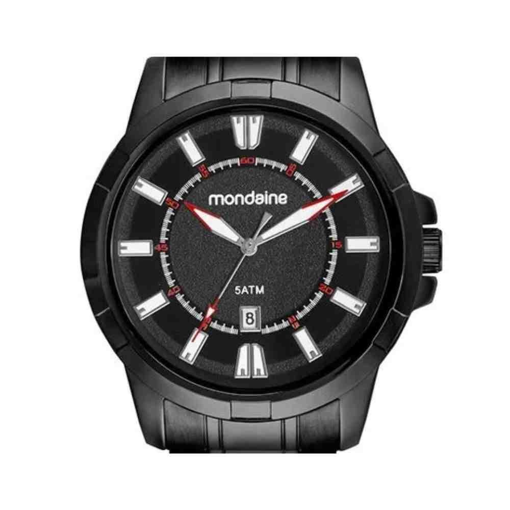 Relógio Mondaine Casual Preto Masculino 83507GPMVPE1 Preto 4