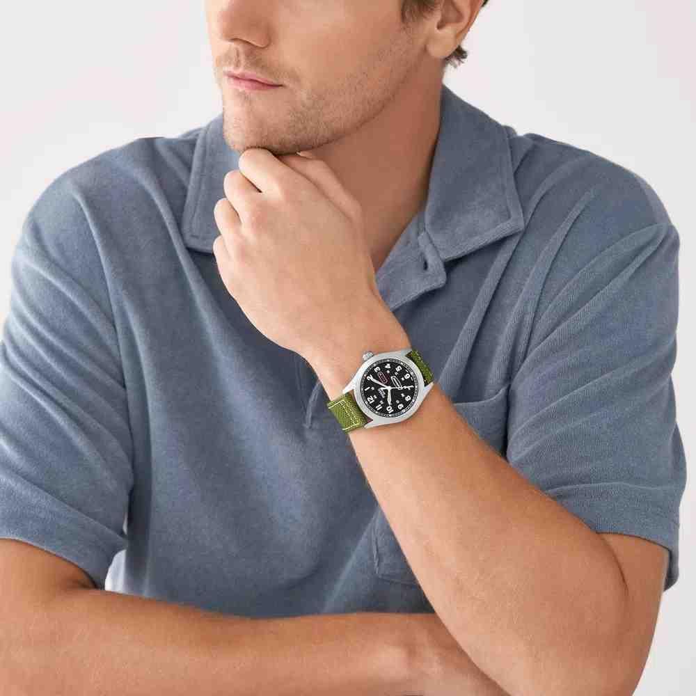 Relógio Fossil Verde Prata Masculino FS5977/2KN Prata 4