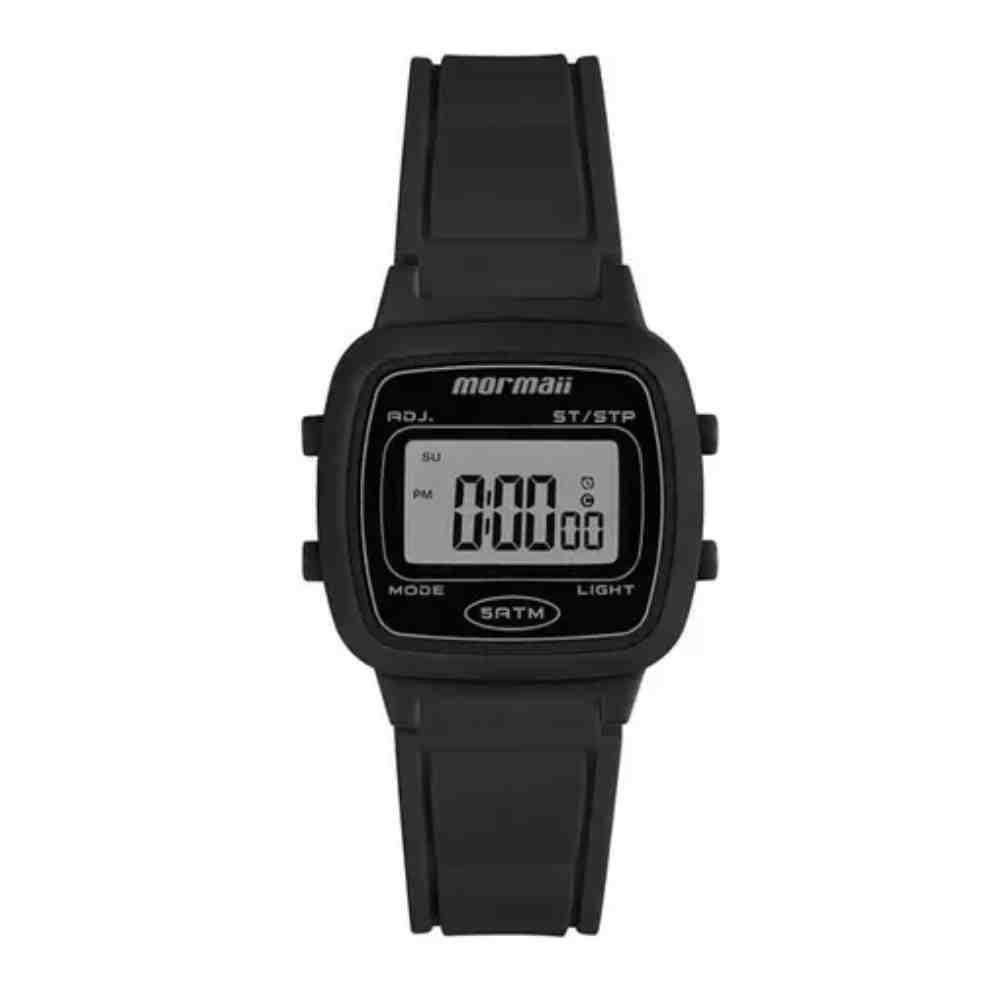 Relógio Mormaii Vintage Preto Infantil Masculino MO21900A/8P