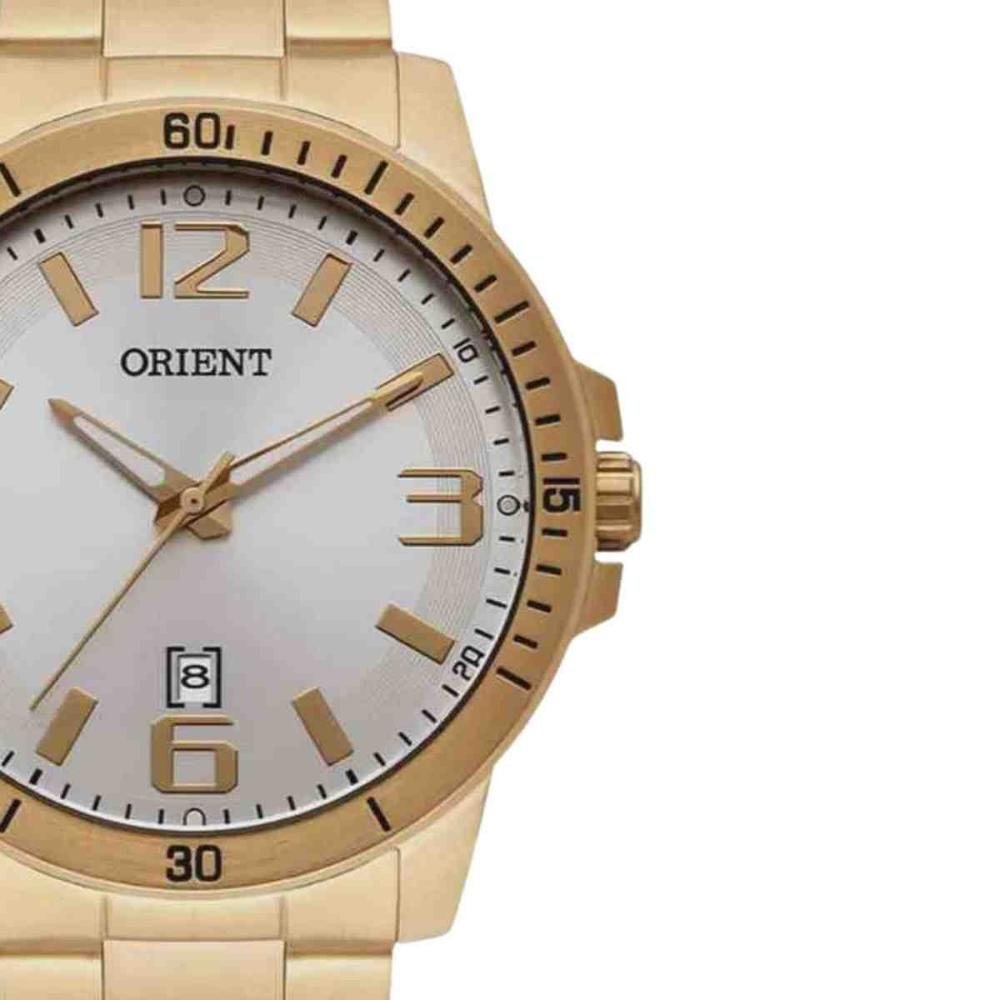 Relógio Orient Masculino Quartz MGSS1234 S2KX Dourado 4