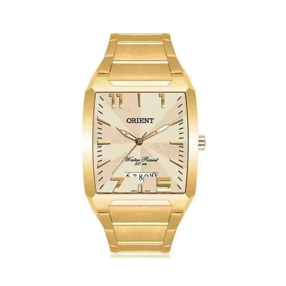 Relógio Orient Dourado Masculino GGSS1007 C2KX