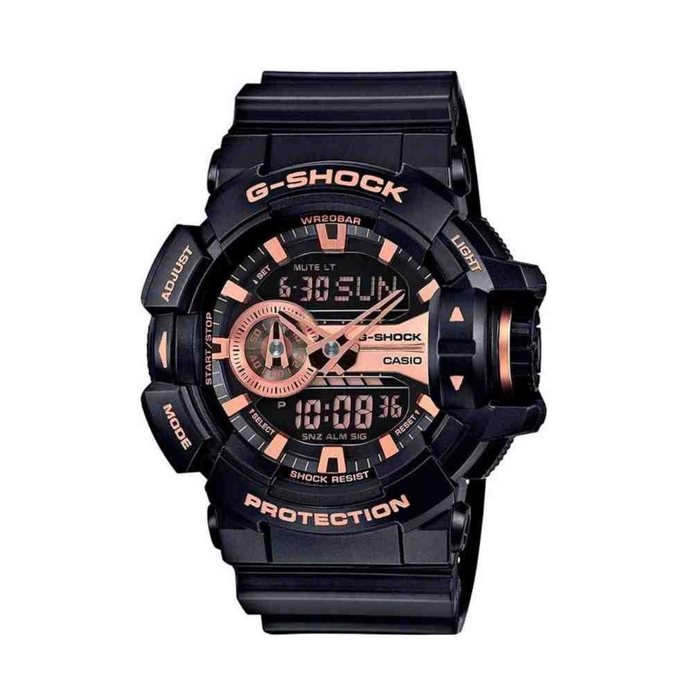 Relógio Preto Masculino Casio G-Shock GA-400GB-1A4DR