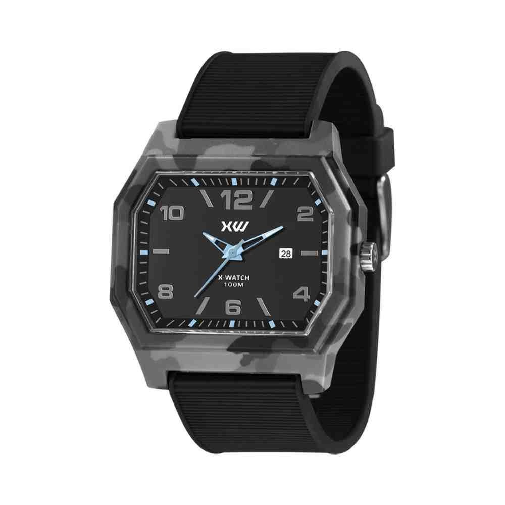 Relógio Preto Masculino X-Watch XGPP1019 Preto/Cinza 1