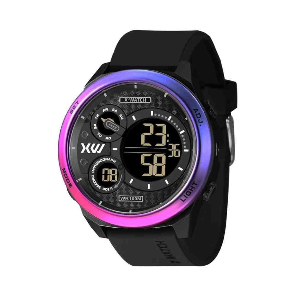 Relógio Preto Masculino X-Watch Xtyle XMPPD659