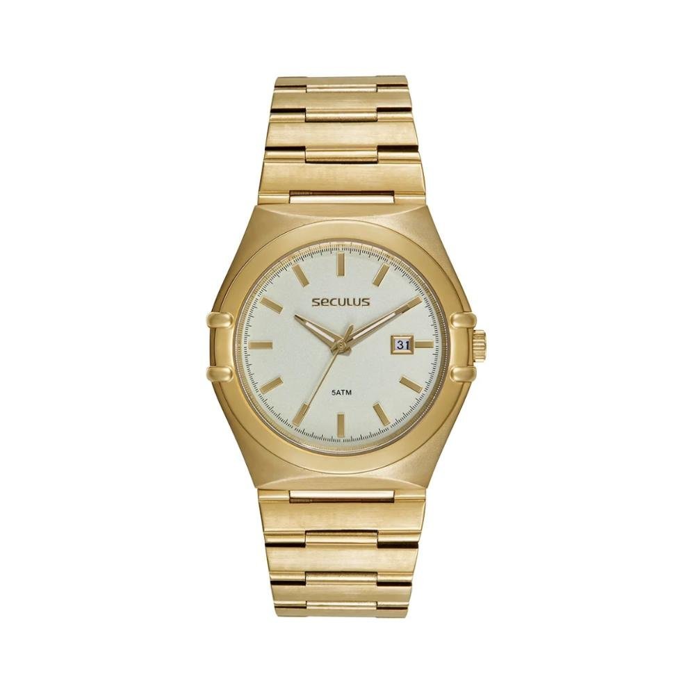 Relógio Seculus Classic Dourado Masculino 44269GPSVDA1