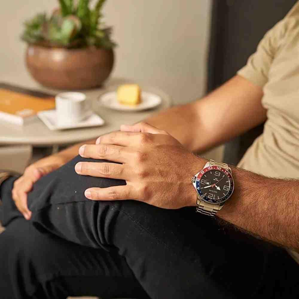 Relógio Seculus Lupa Prata Masculino 44012G0SVNA3 Prata 3