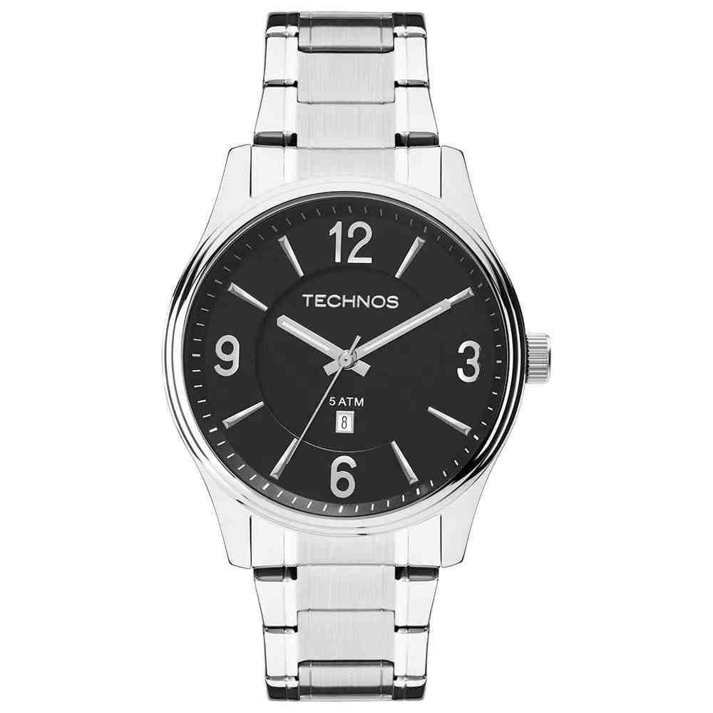 Relógio Technos Classic Steel Prata Masculino 2015BZBS/1P 