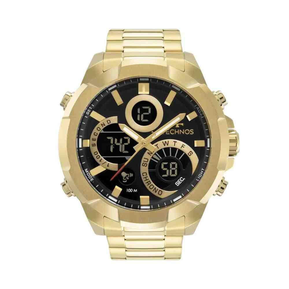 Relógio Technos Digitech Dourado Masculino W23721AAA/1P