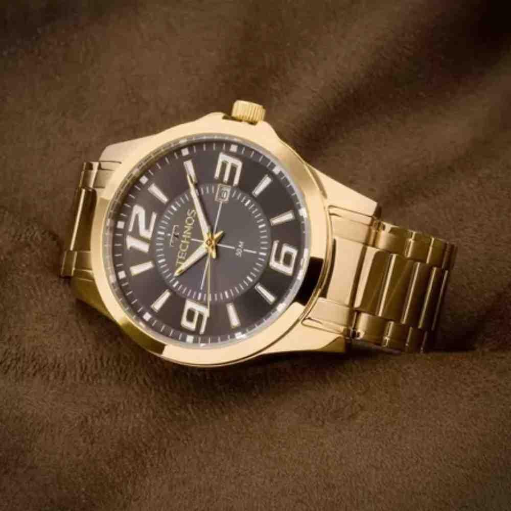 Relógio Technos Dourado Masculino 2115LAAS/4C Dourado 2