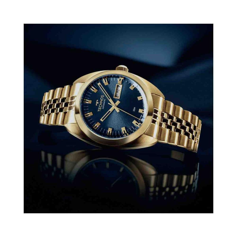 Relógio Technos Dourado Masculino 8205ON/1A Dourado 4