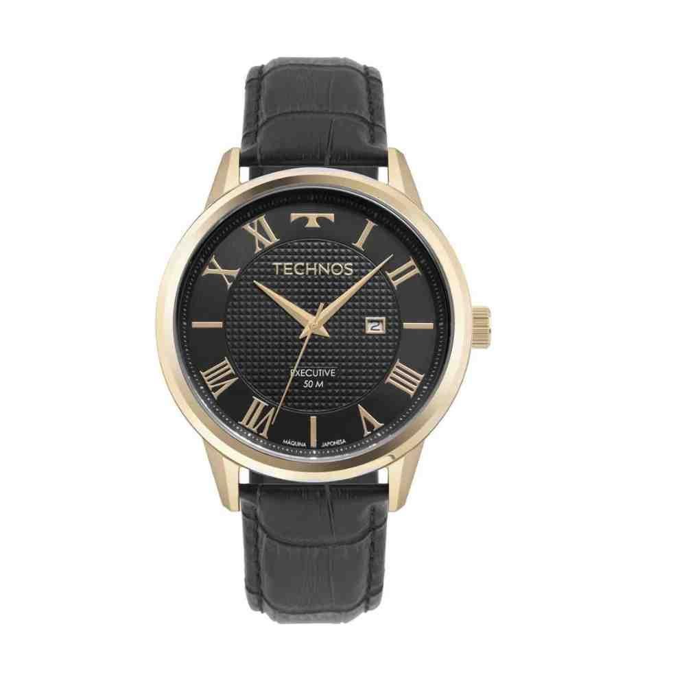 Relógio Technos Executive Dourado Masculino 2115NCX/0P