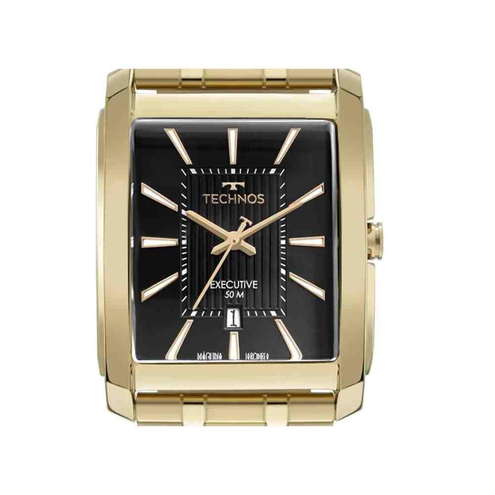 Relógio Technos Executive Dourado Masculino 2117LDM/1P Dourado 4