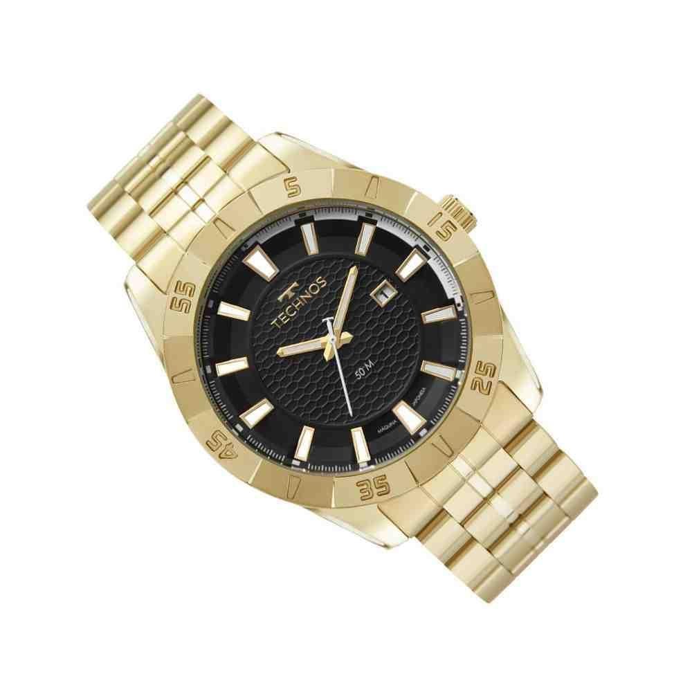 Relógio Technos Racer Dourado Masculino 2115NAH/1P Dourado 2