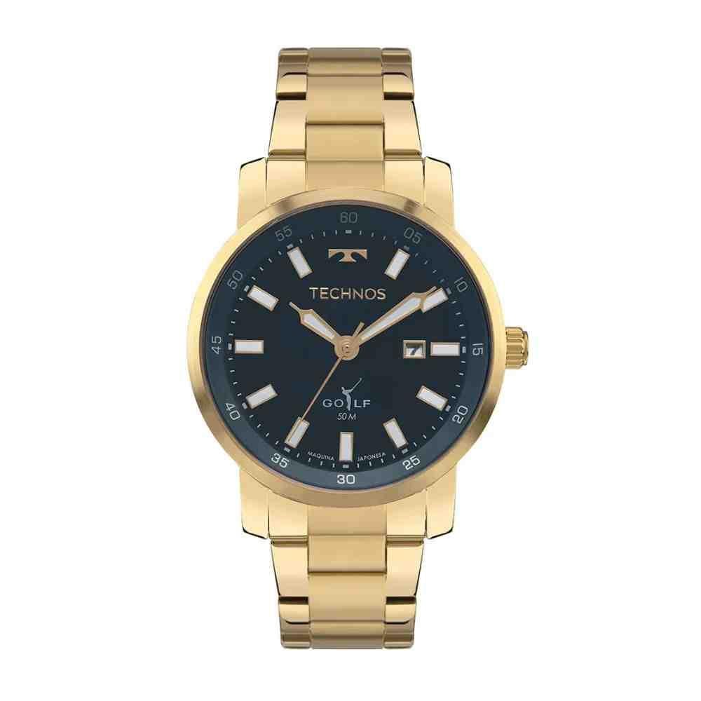 Relógio Technos Golf Dourado Masculino 2115TXV/1A Dourado 1