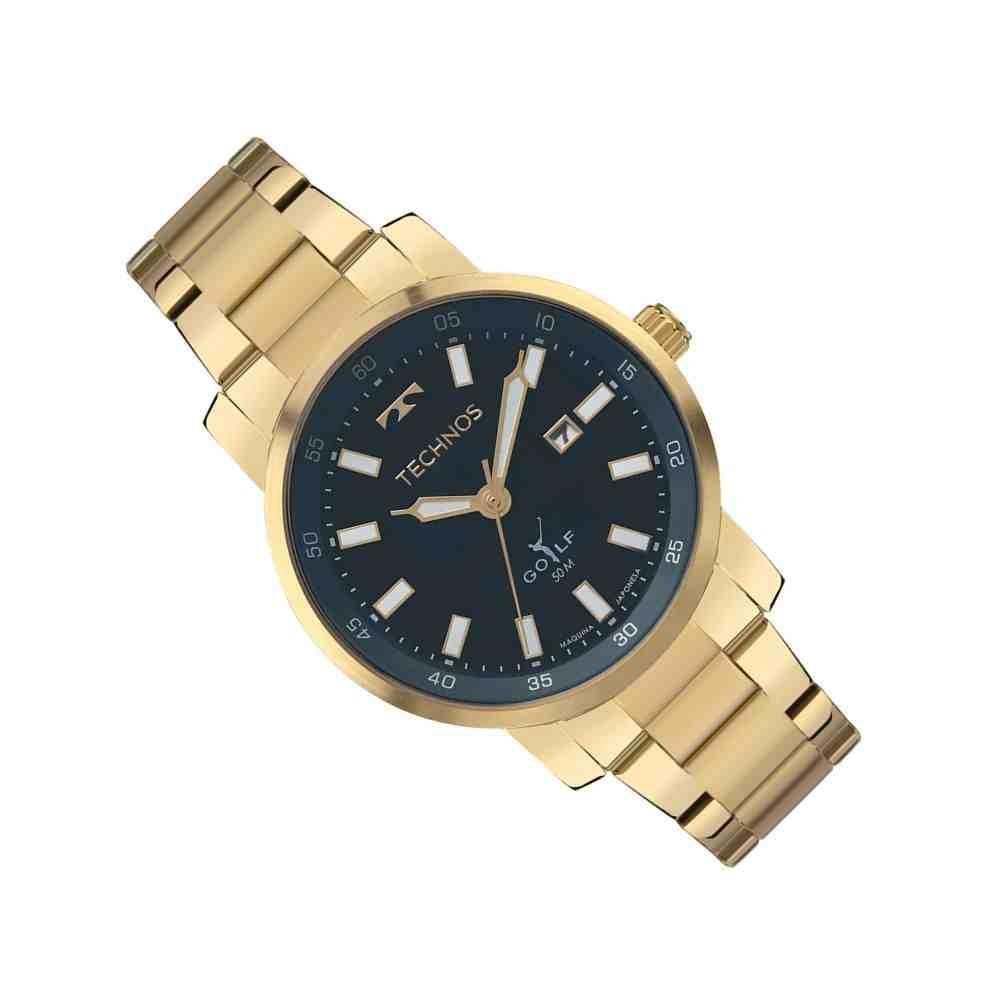 Relógio Technos Golf Dourado Masculino 2115TXV/1A Dourado 2