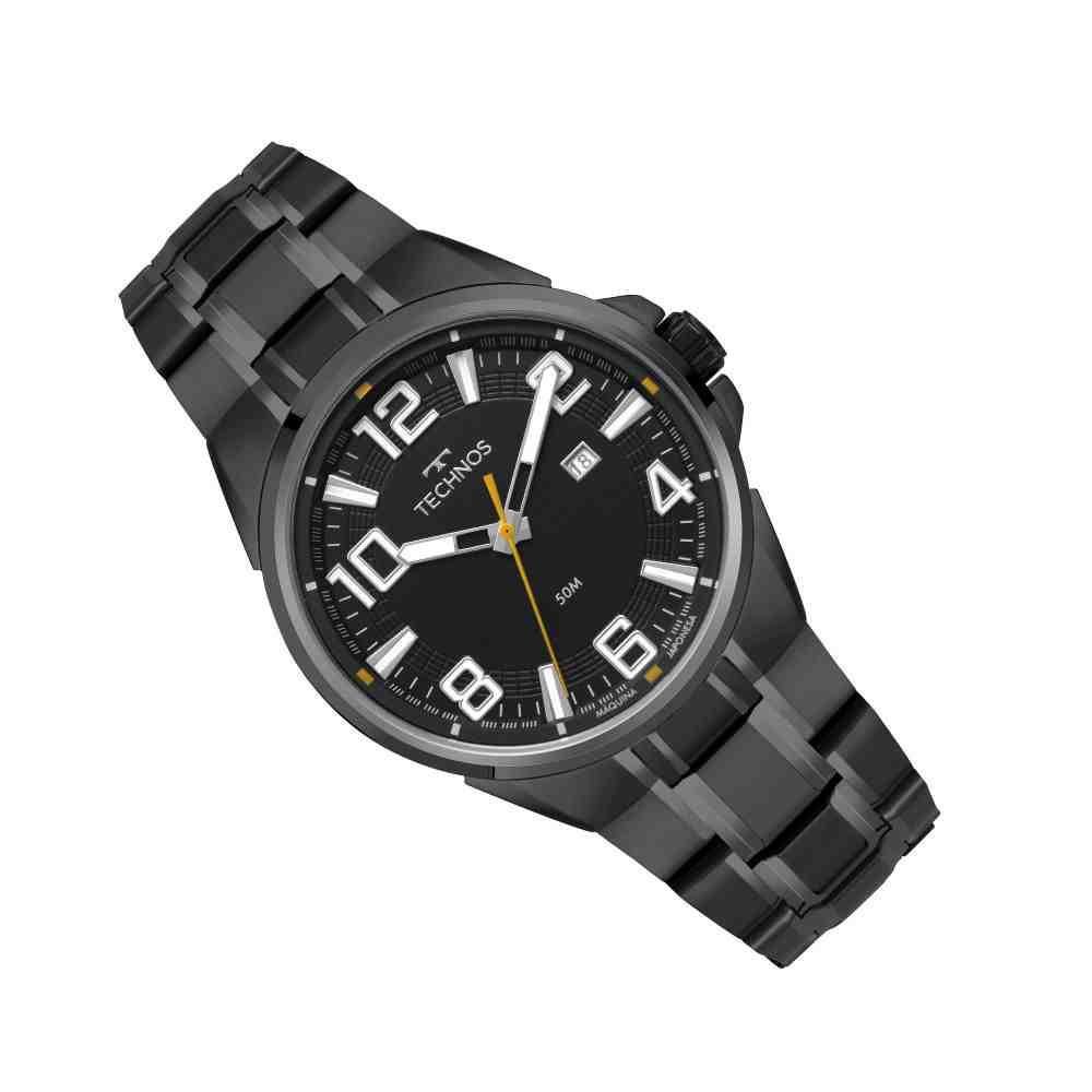 Relógio Technos Preto Masculino 2115TYJ/1P Preto 2