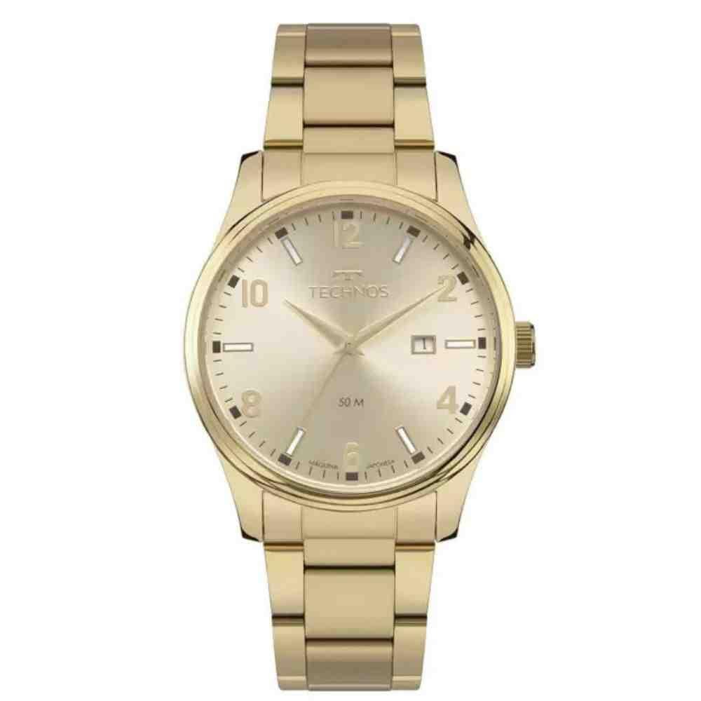 Relógio Technos Masculino Steel Dourado 2115TZF/1X