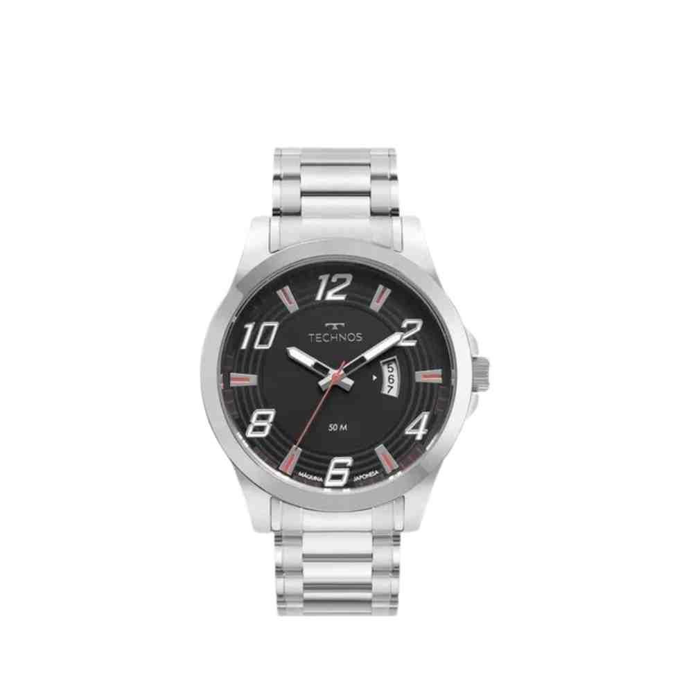 Relógio Technos Prata Masculino 2115NAG/1P