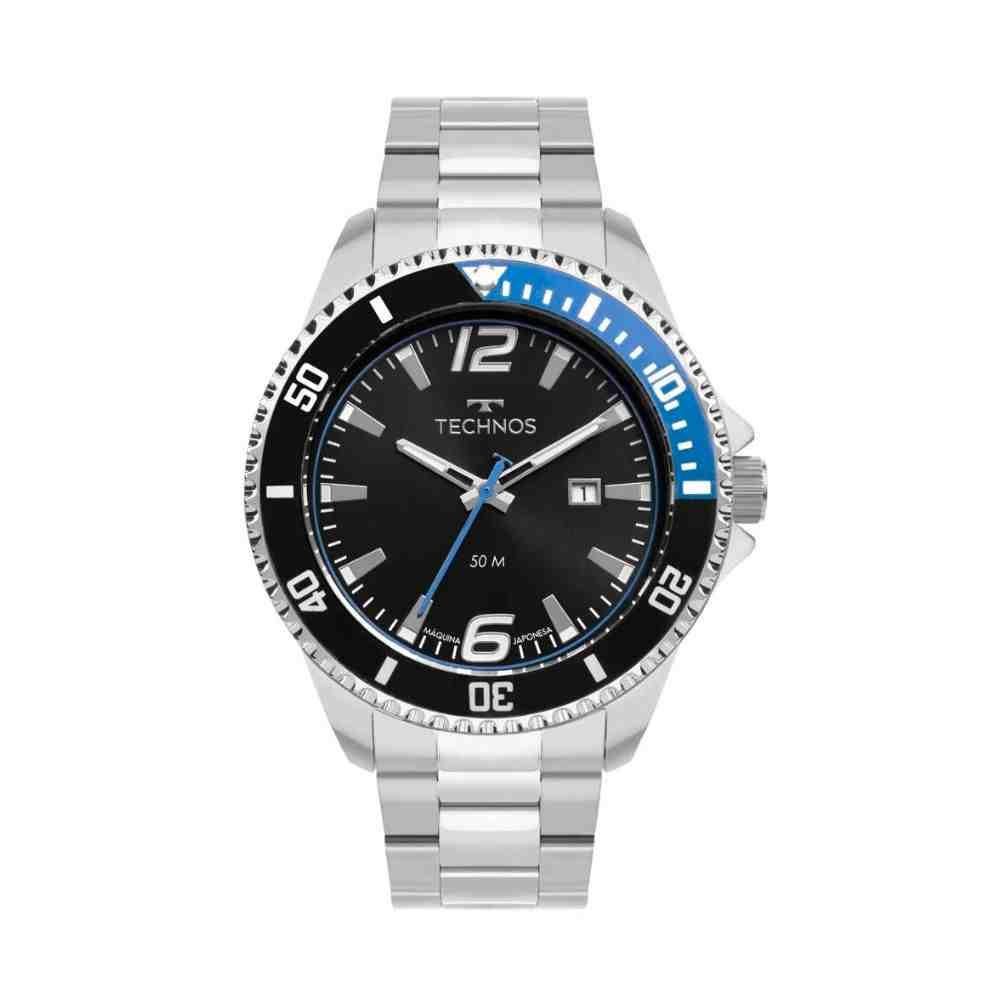 Relógio Technos Racer Prata Masculino 2115NCN/1A Prata 1