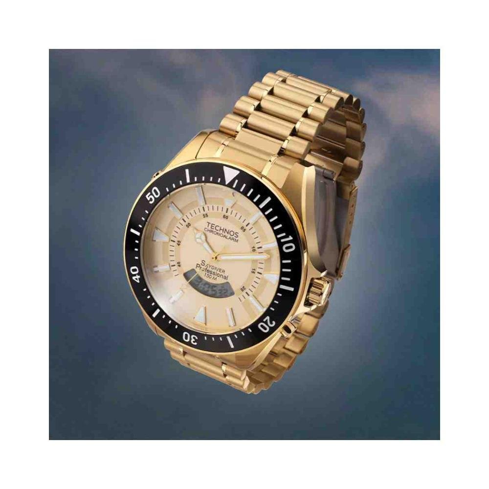 Relógio Technos Skydiver Dourado Masculino WT2050AK/1D Dourado 2