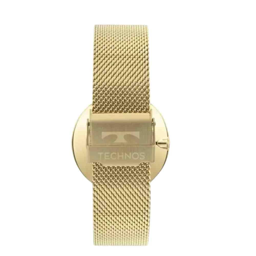 Relógio Technos Slim Dourado Unissex 2025LTKS/4A Dourado 4