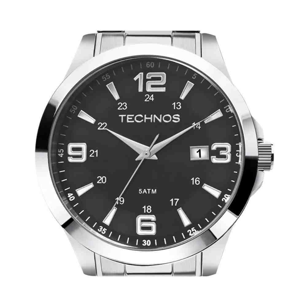 Relógio Technos Racer Prata Masculino 2115MKTS/1P Prata 5
