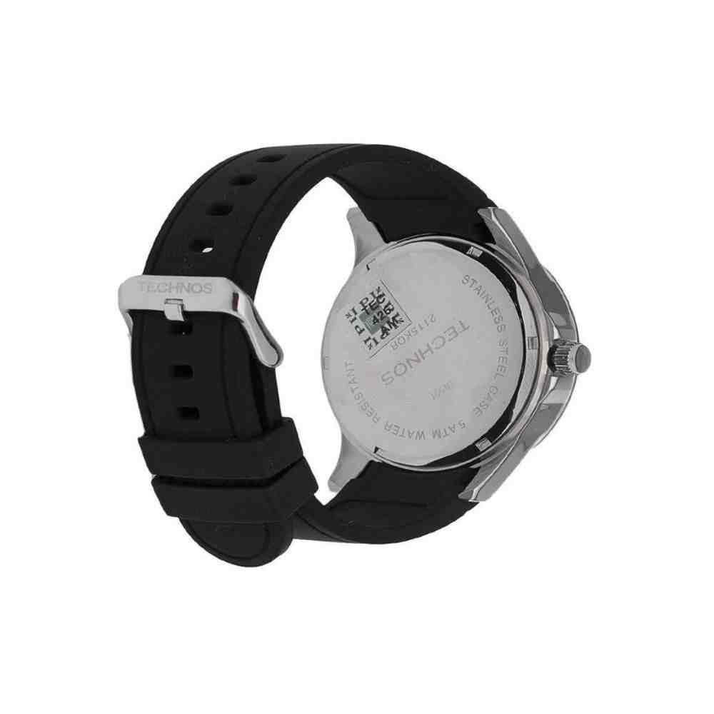 Relógio Technos Performance Preto e Prata Masculino 2115Kqb/8L Prata/Preto 2