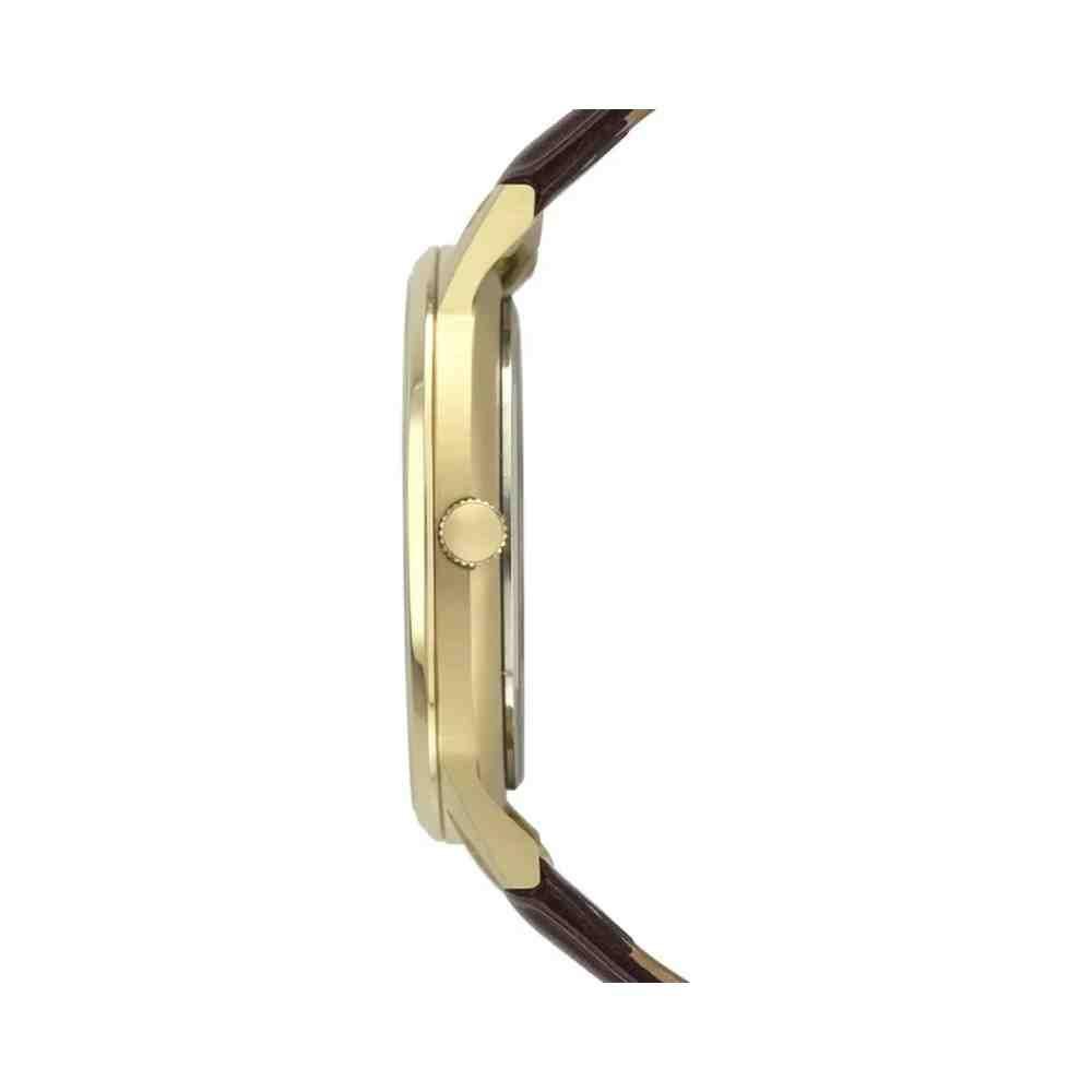 Relógio Technos Slim Dourado Masculino GM10YU/0D Dourado/Marrom 3