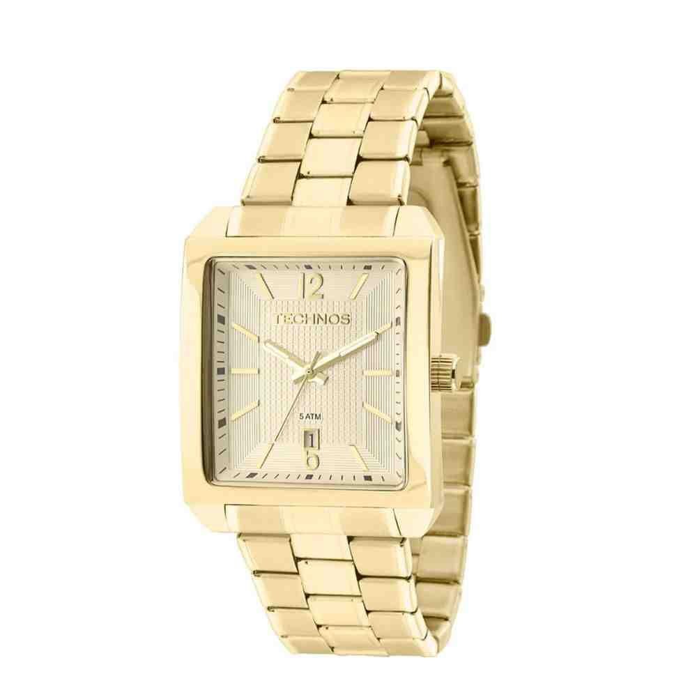 Relógio Technos Steel Dourado Masculino 2115KOBS/1D