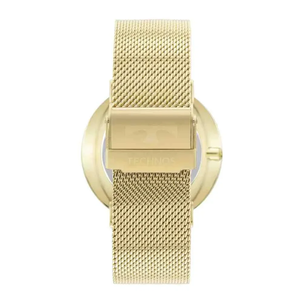 Relógio Technos Slim Dourado Masculino 2025LTZ/1C Dourado 3